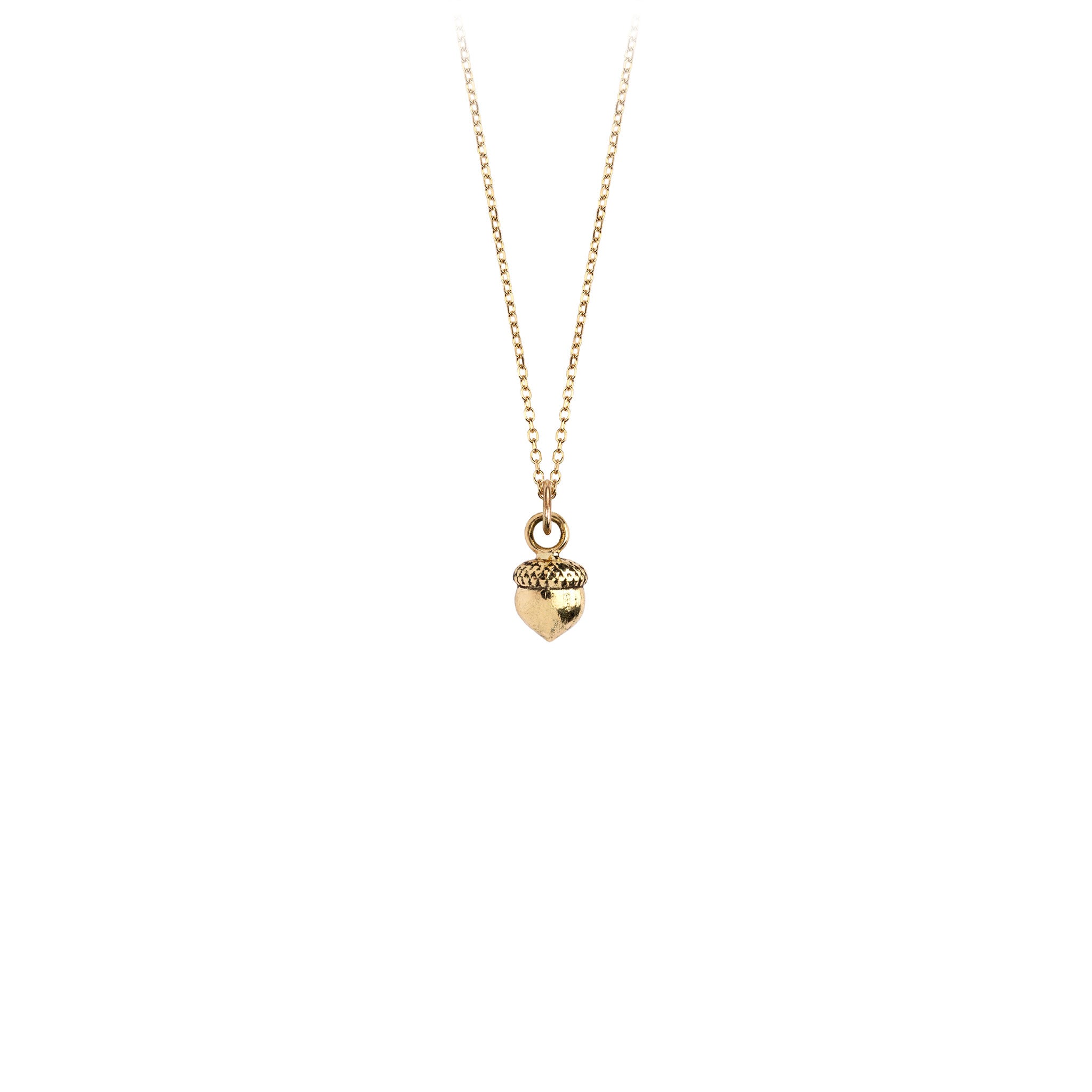 Acorn 14K Gold Symbol Charm