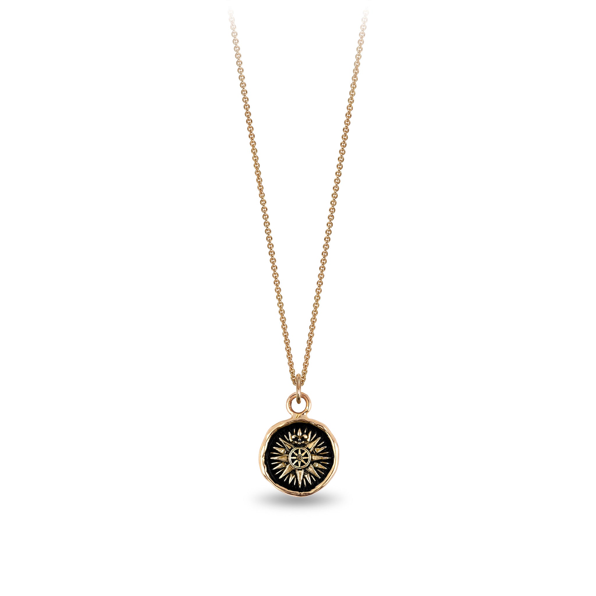 Direction 14K Gold Talisman