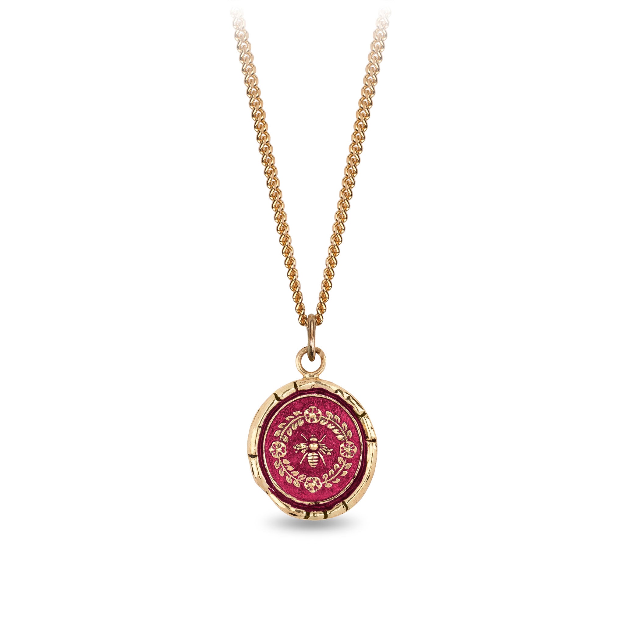 Honeybee 14k Gold Signature Talisman - True Colors