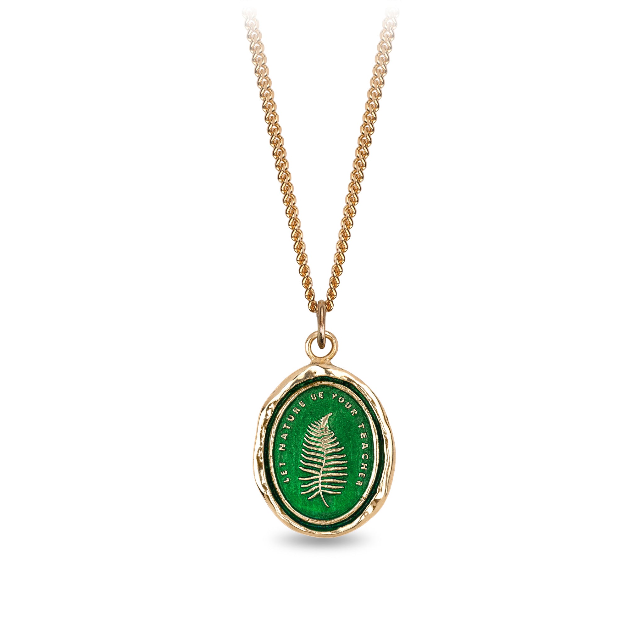 Let Nature Be Your Teacher 14K Gold Signature Talisman - True Colors