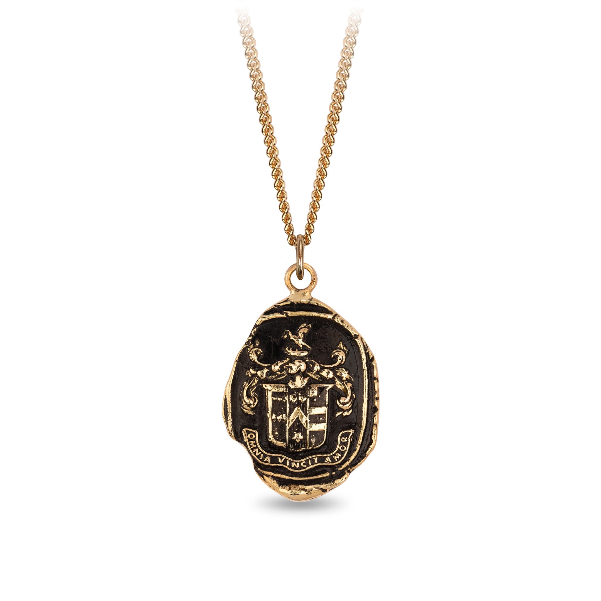 Love Conquers All 14K Gold Signature Talisman