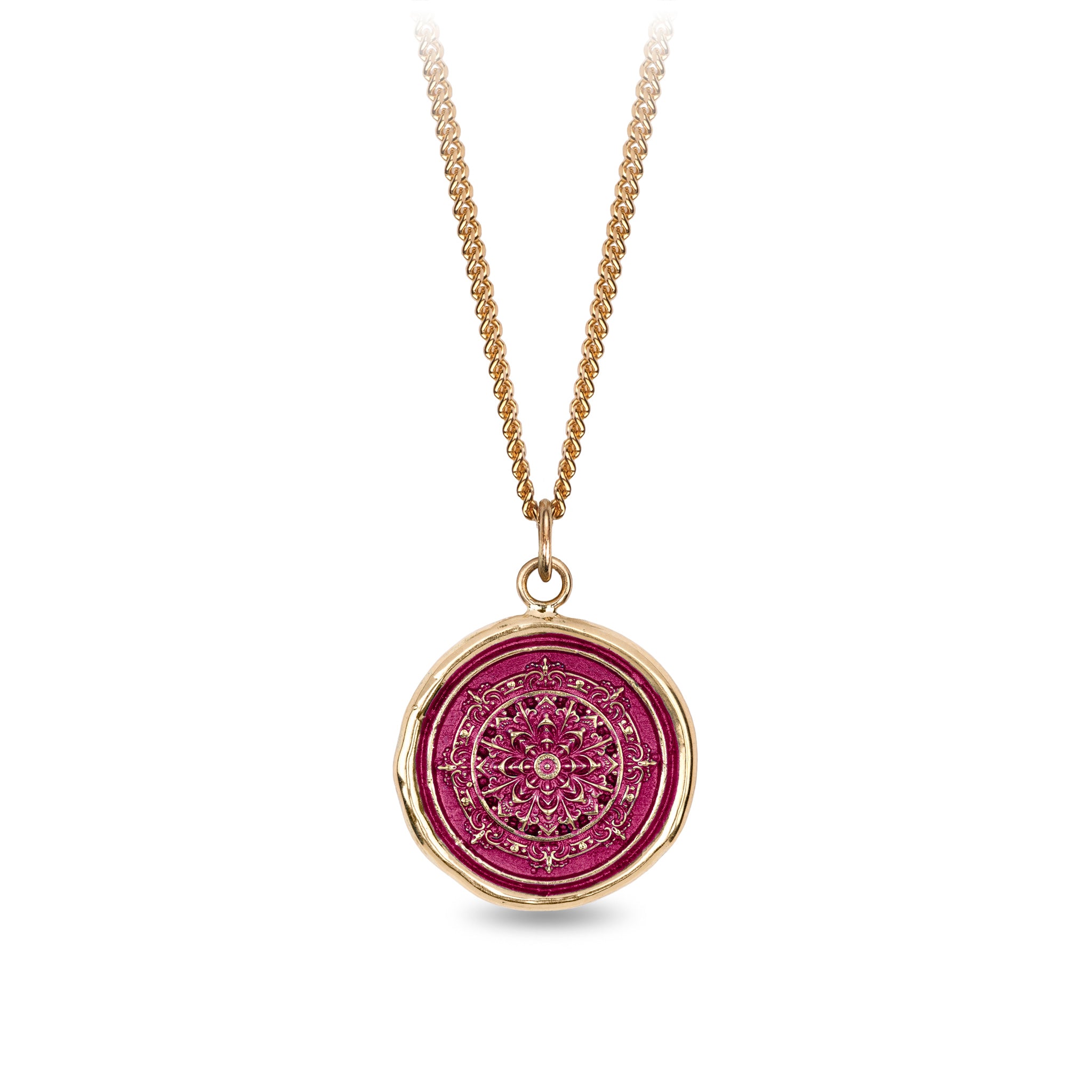 Mandala 14K Gold Signature Talisman - True Colors