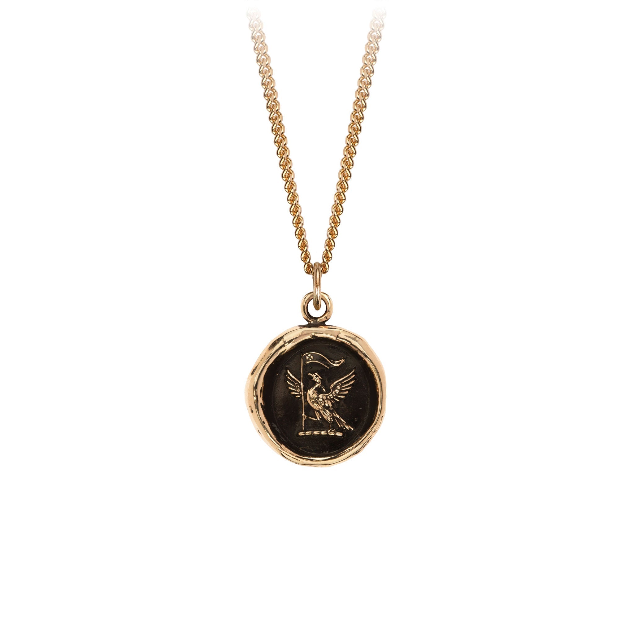 Never Settle 14K Gold Signature Talisman