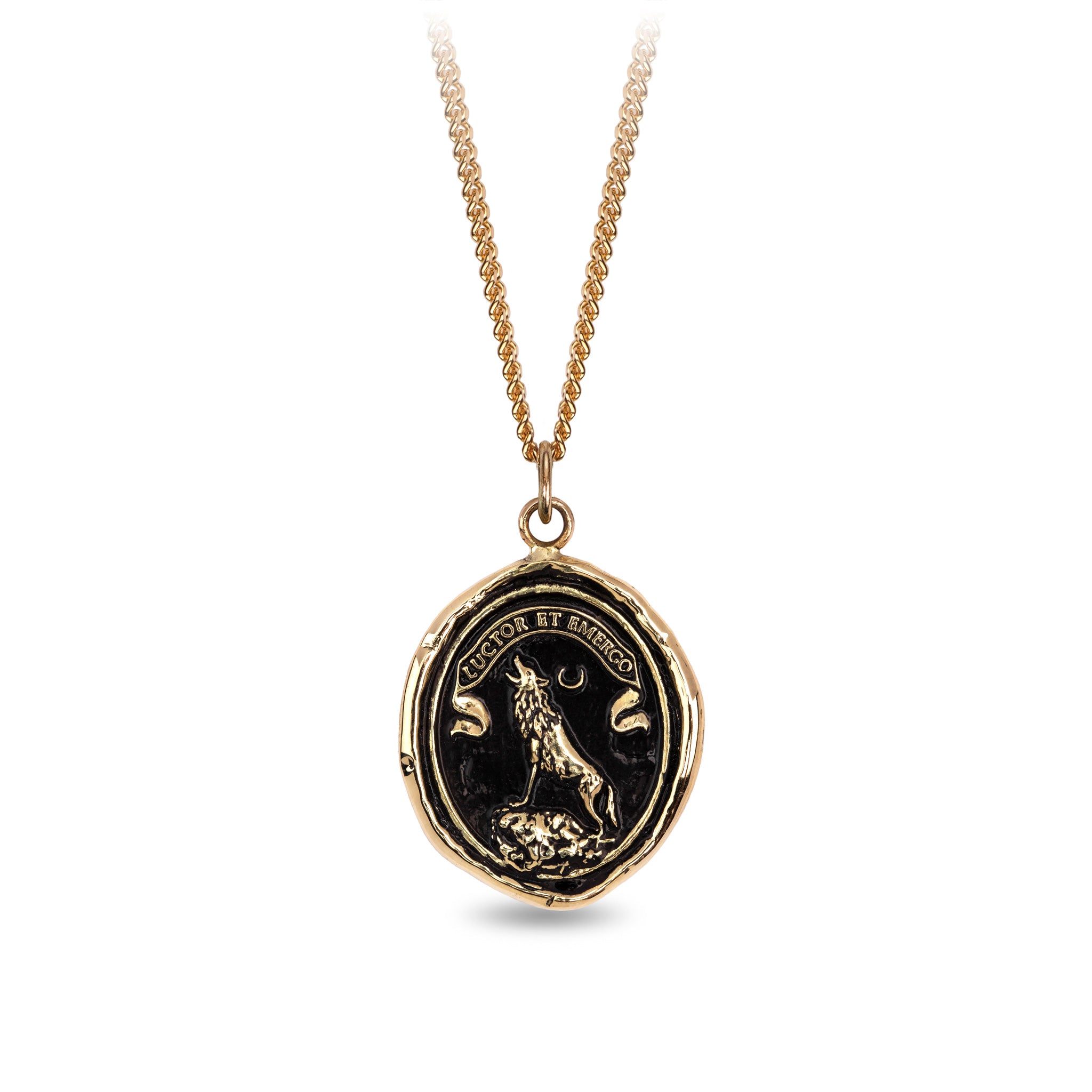 Struggle and Emerge 14K Gold Signature Talisman