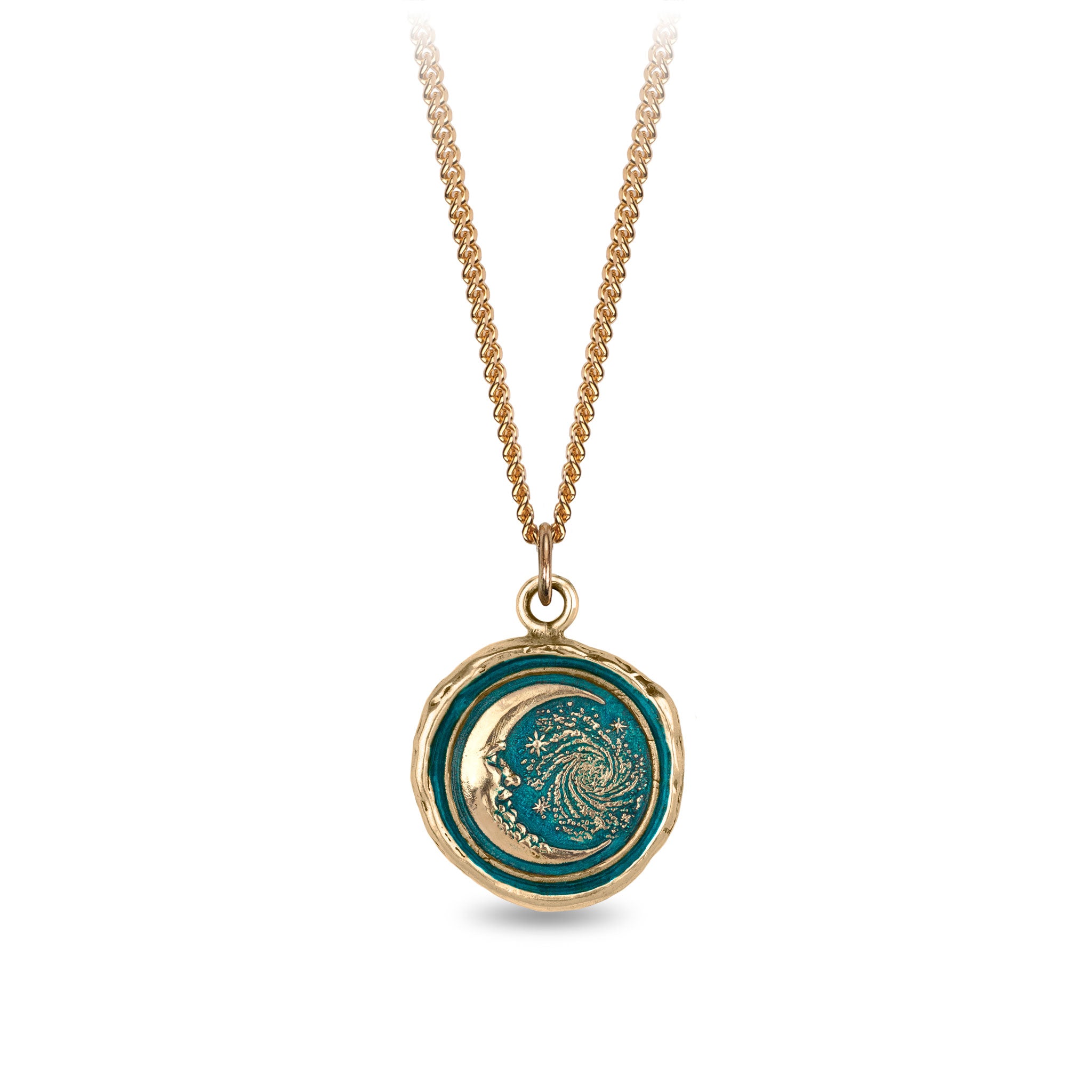 Trust the Universe 14k Gold Signature Talisman - True Colors
