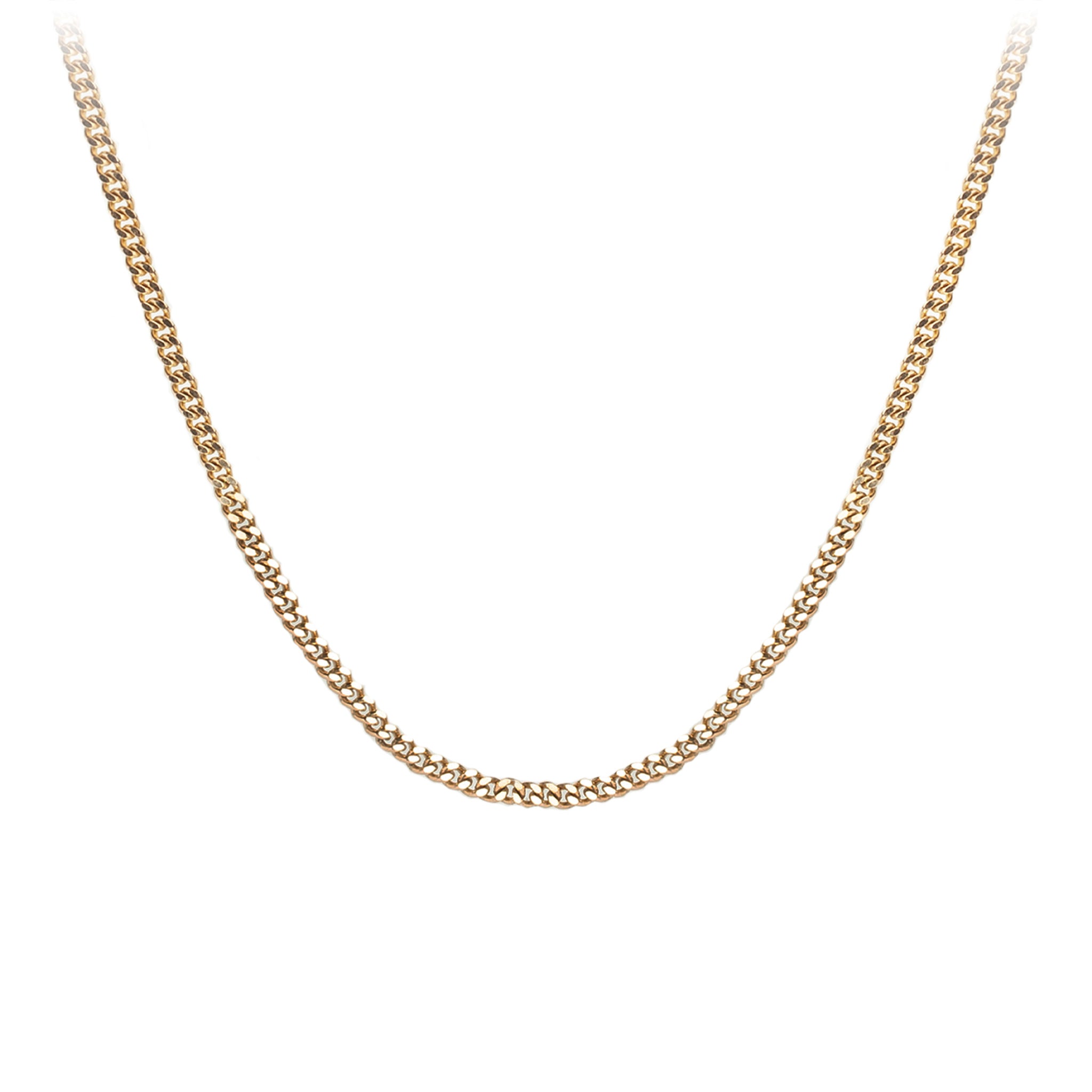 14K Gold Medium Curb Chain