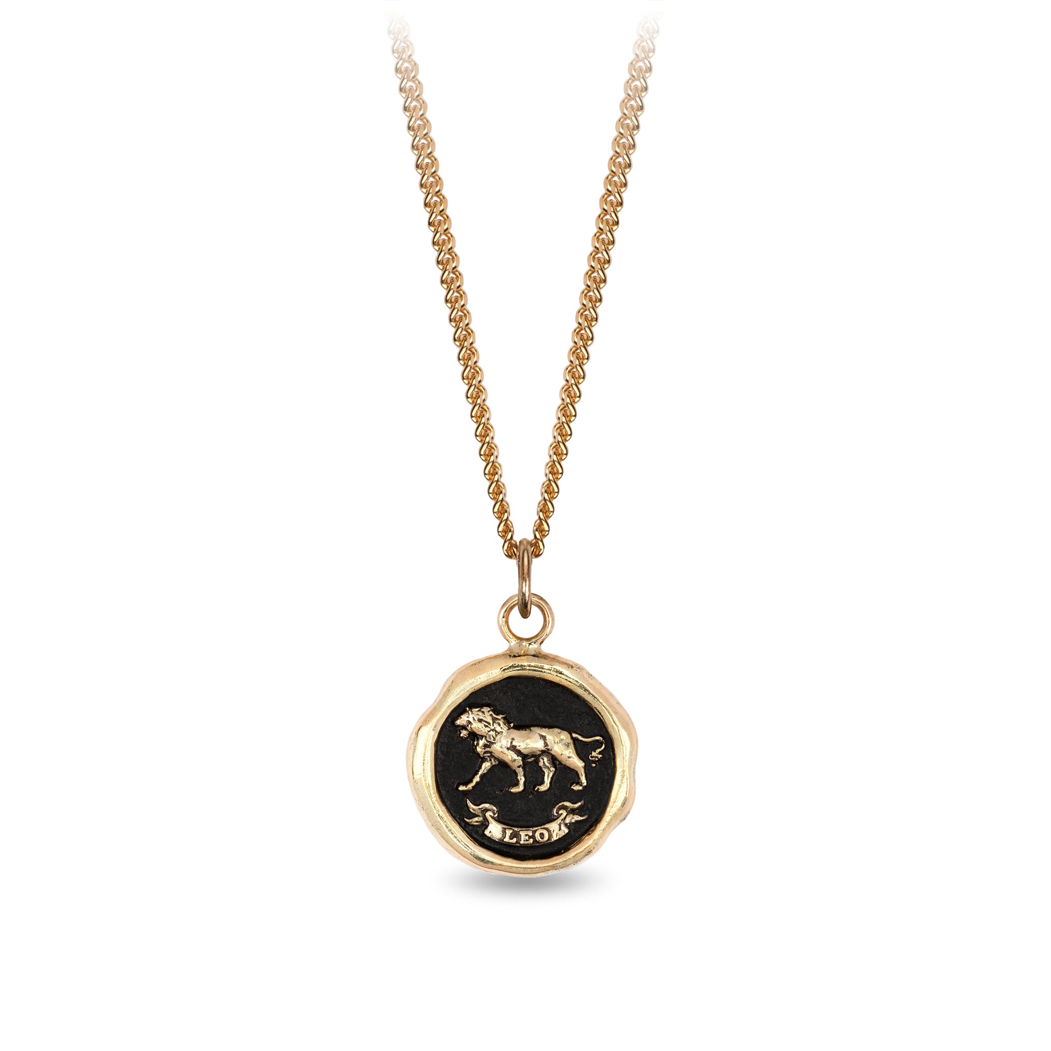 Leo 14K Gold Zodiac Talisman