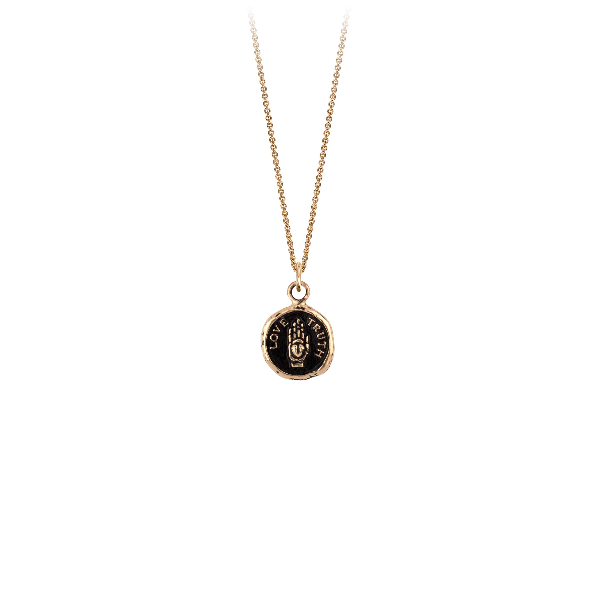 Love Truth 14K Gold Talisman