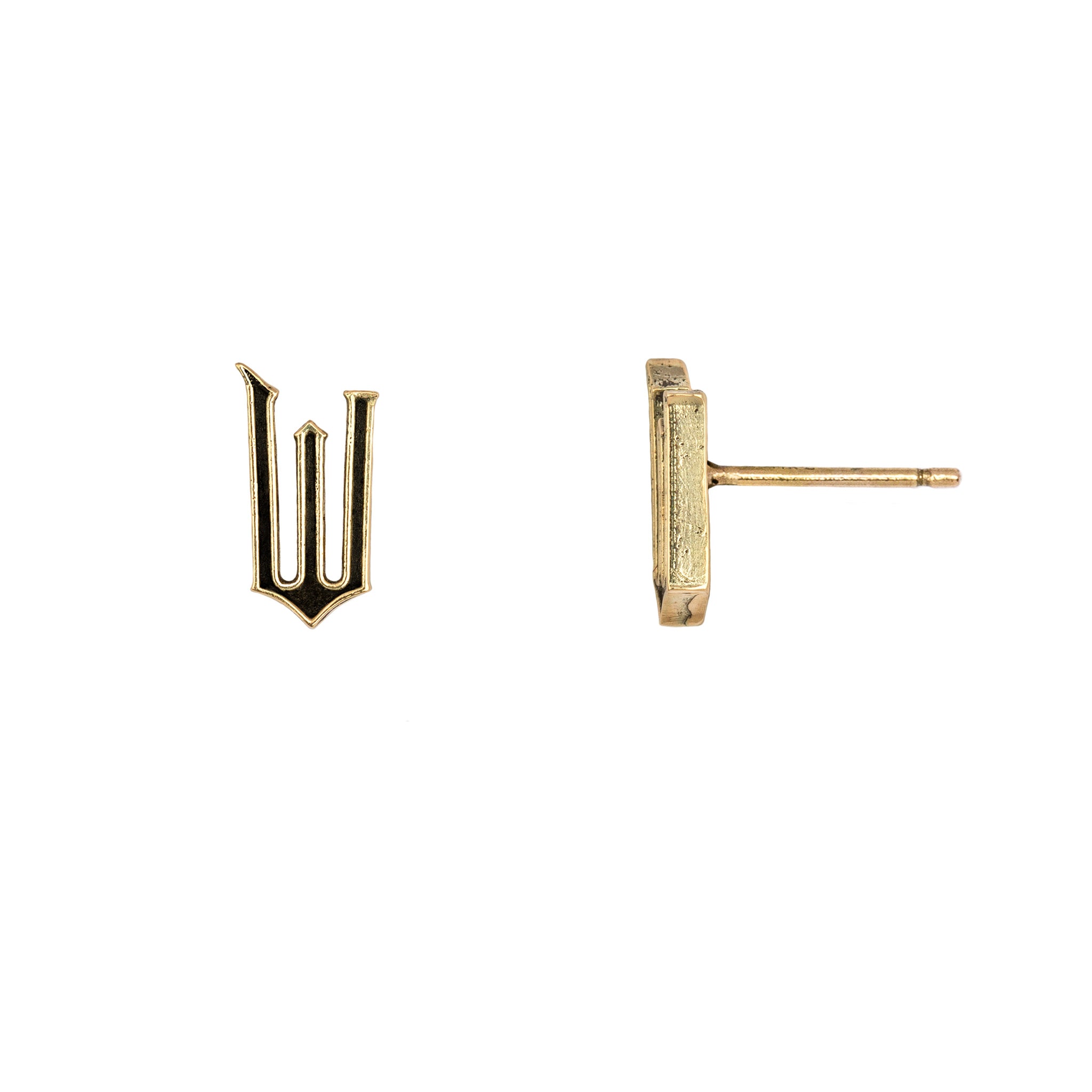 W 14K Gold Stud