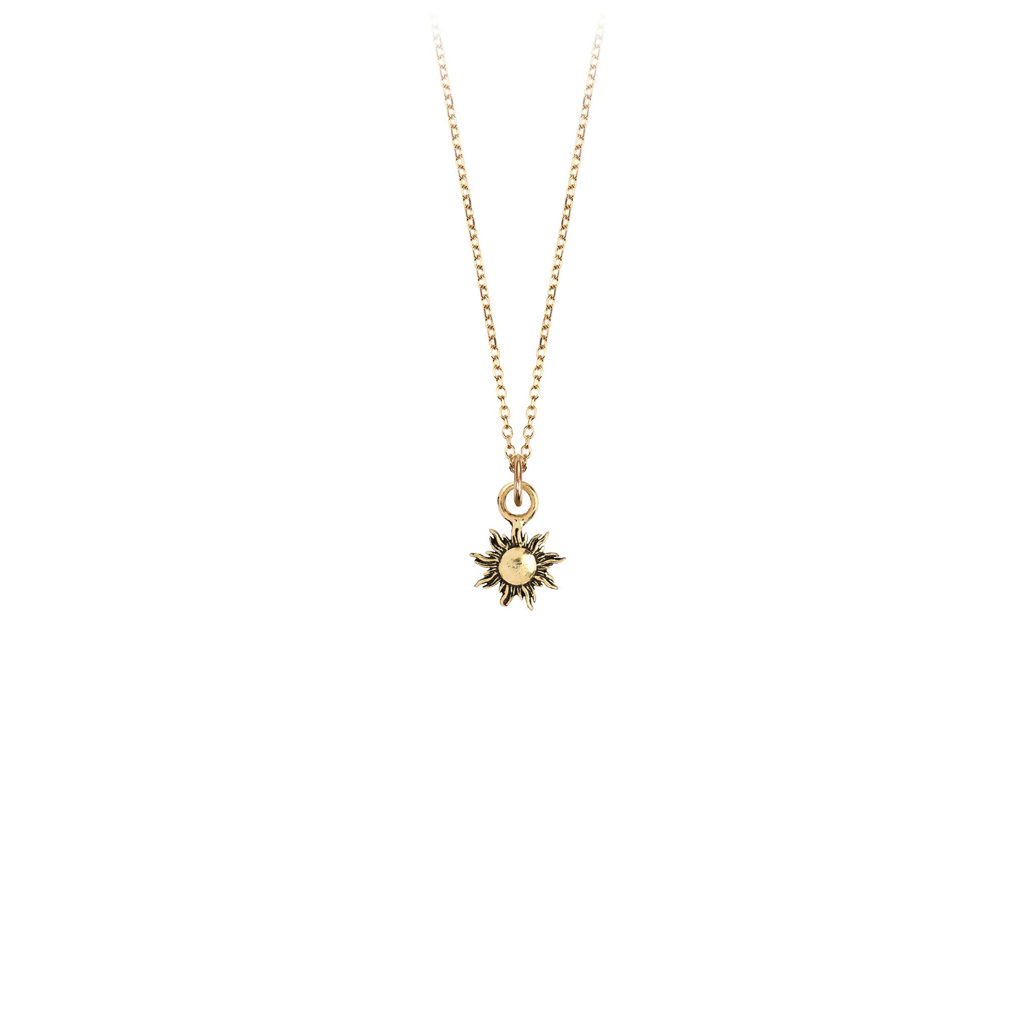 Sun 14K Gold Symbol Charm