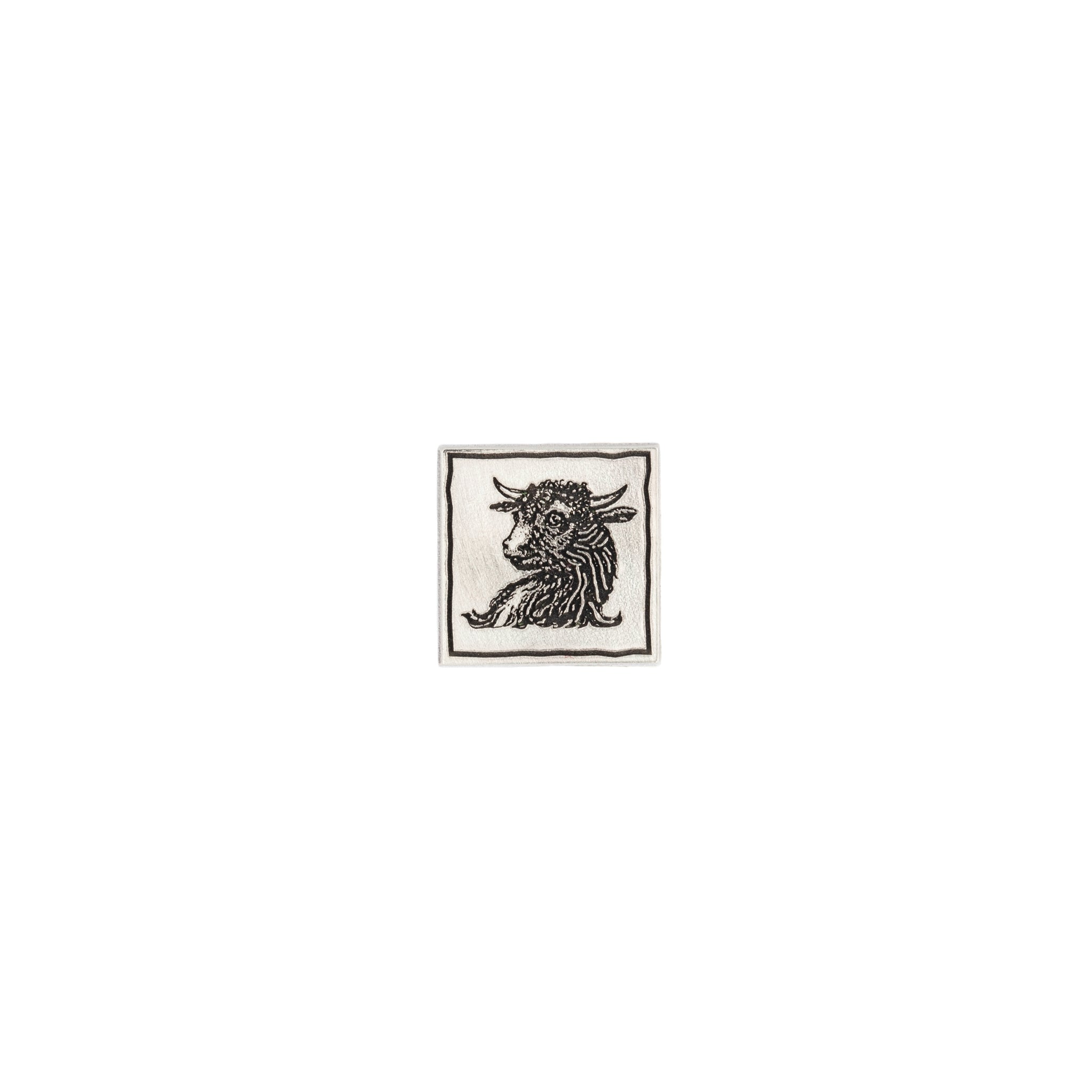 Bull Square Pin
