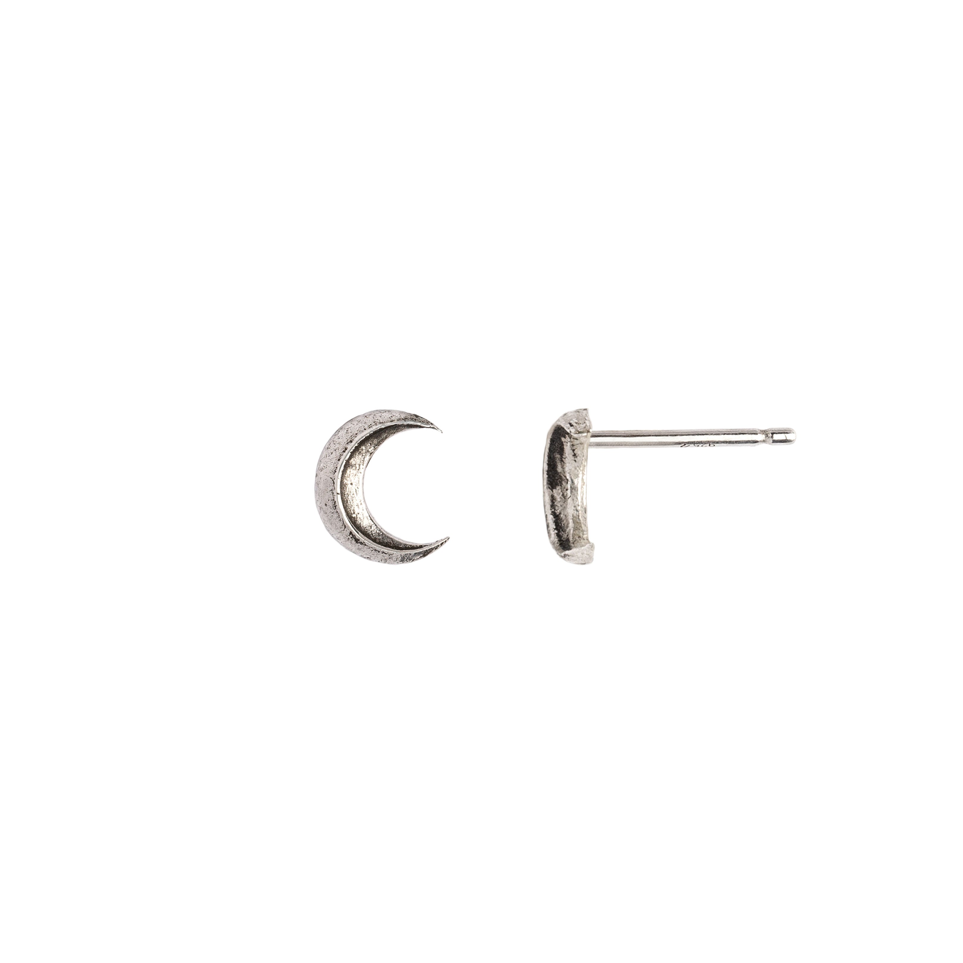 Crescent Moon Symbol Stud