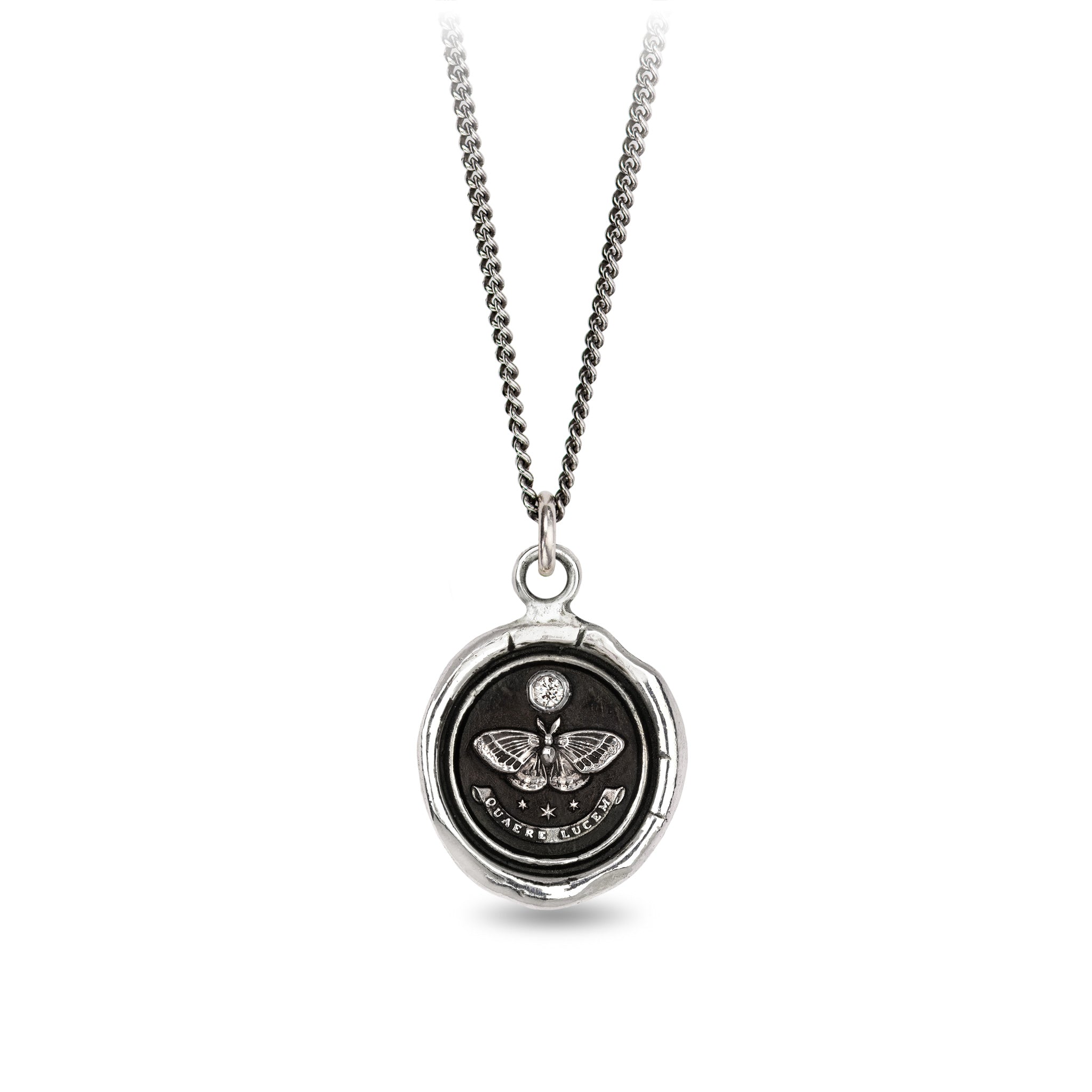 Seek the Light Diamond Set Talisman