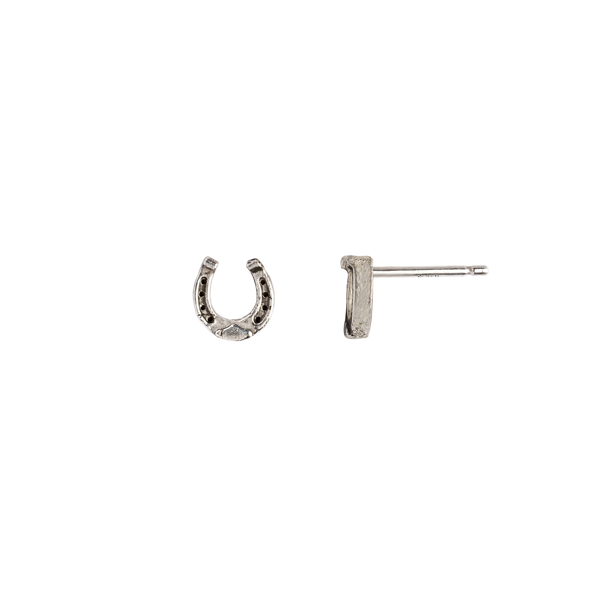 Horseshoe Symbol Stud