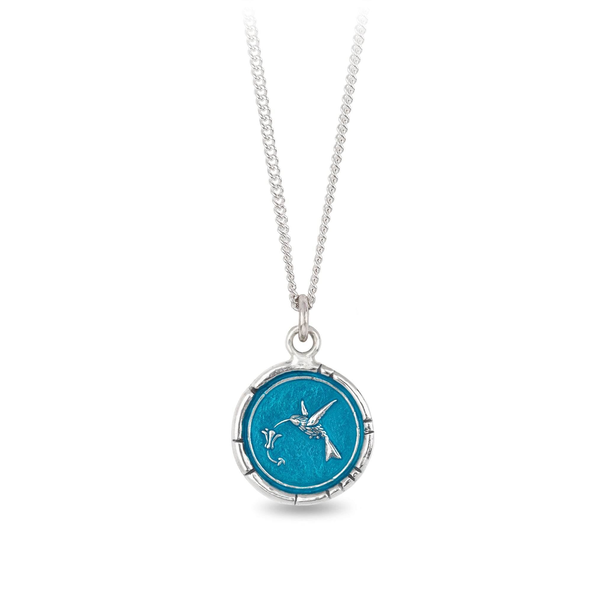 Hummingbird Talisman - Capri Blue