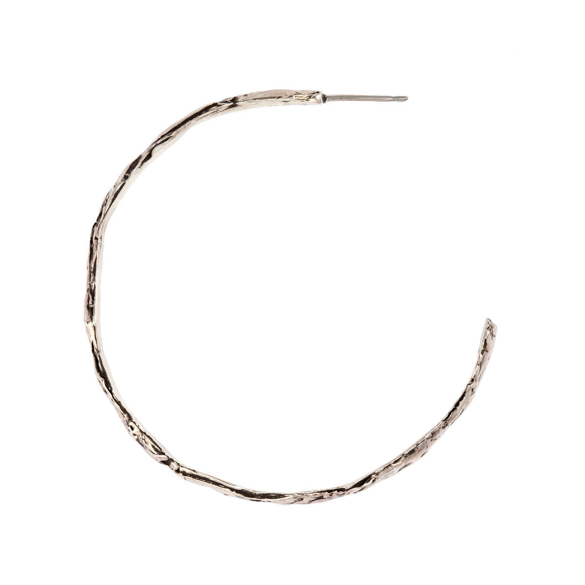 Large Textured Hoops - Pyrrha - 1