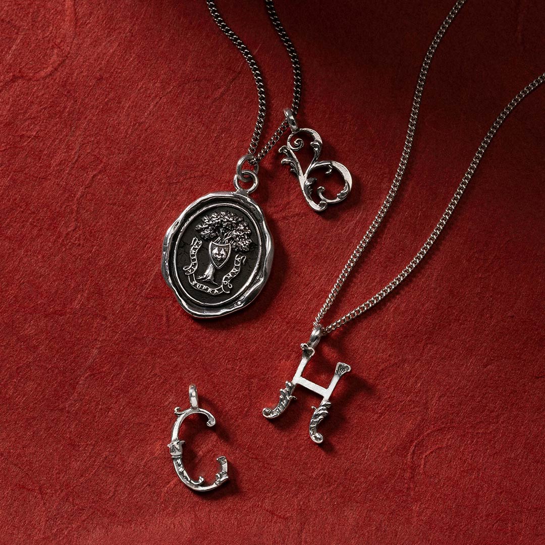 Baroque Letter Charms
