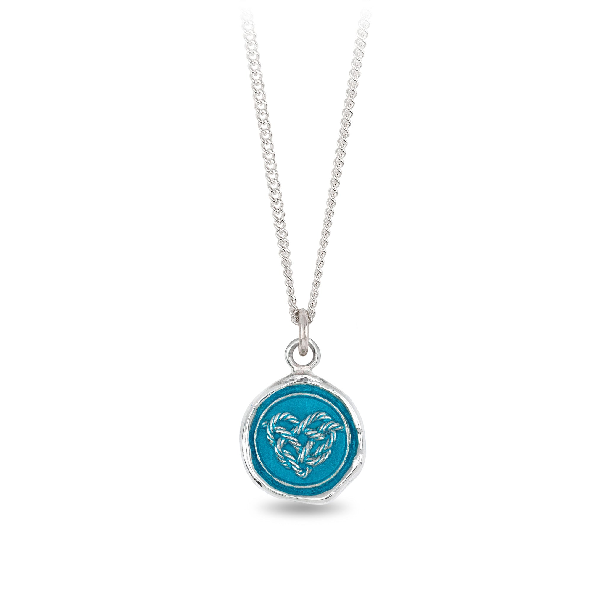 Love Knot Talisman - Capri Blue