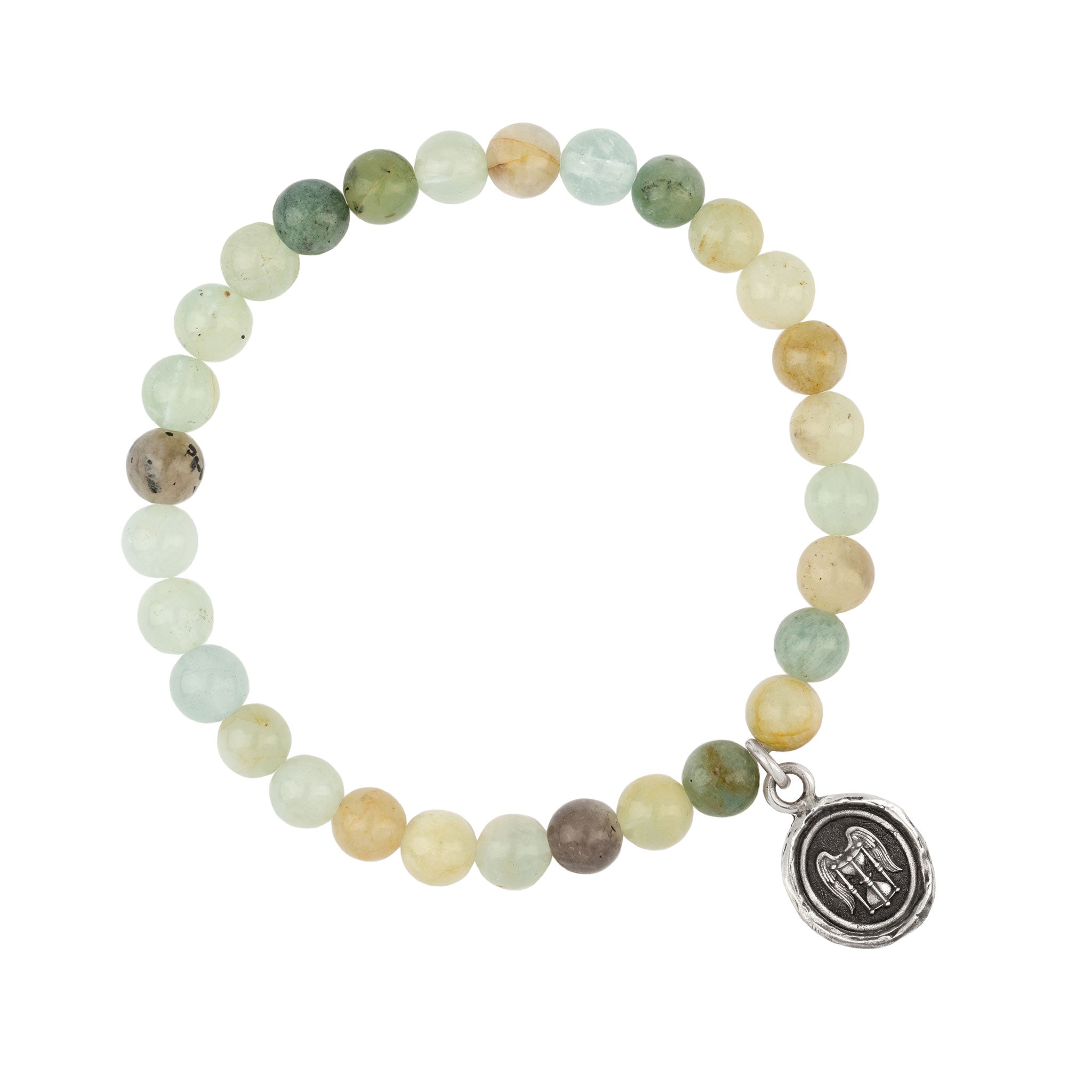 Pyrrha Mindful Appreciation Talisman Stretch Stone Bracelet