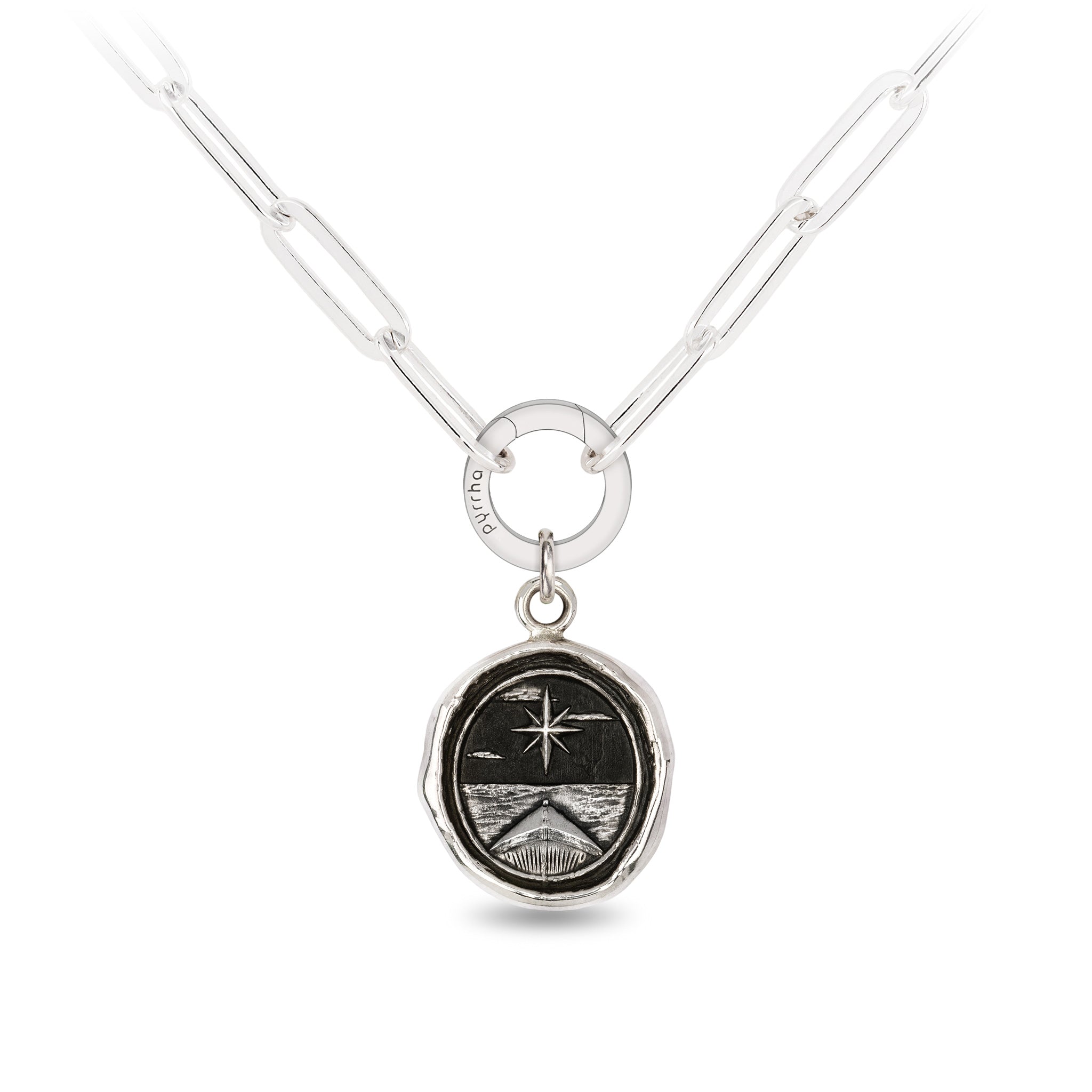North Star Large Paperclip Chain Necklace