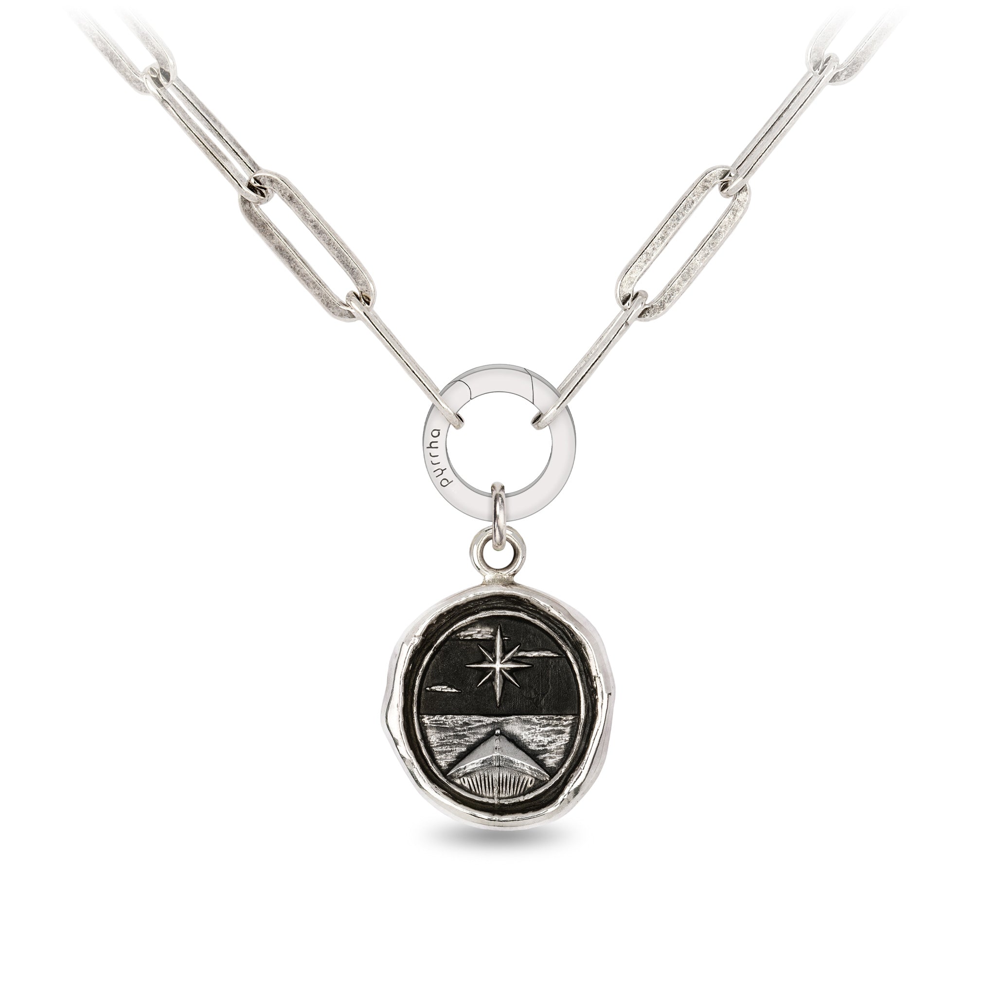 North Star Large Paperclip Chain Necklace