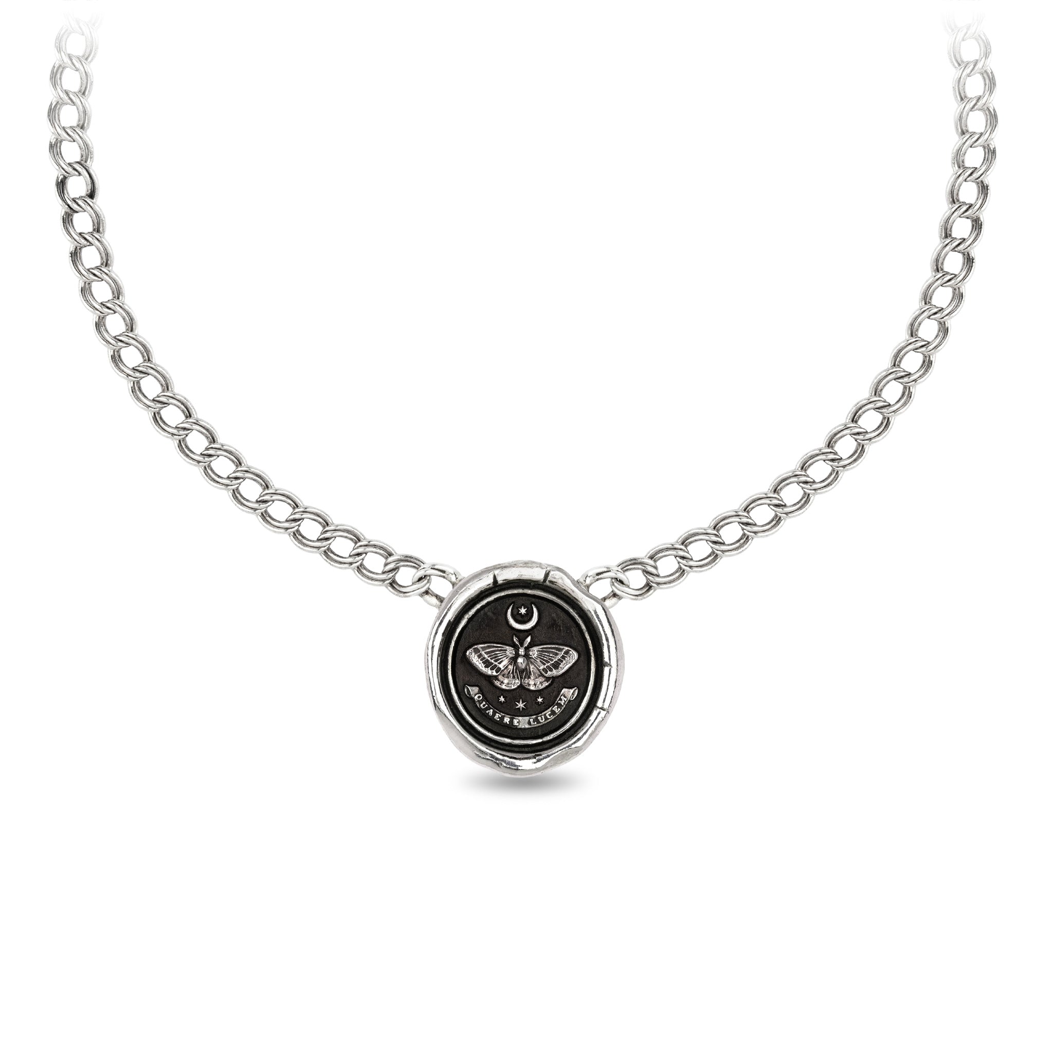 Seek the Light Double Curb Link Talisman Choker