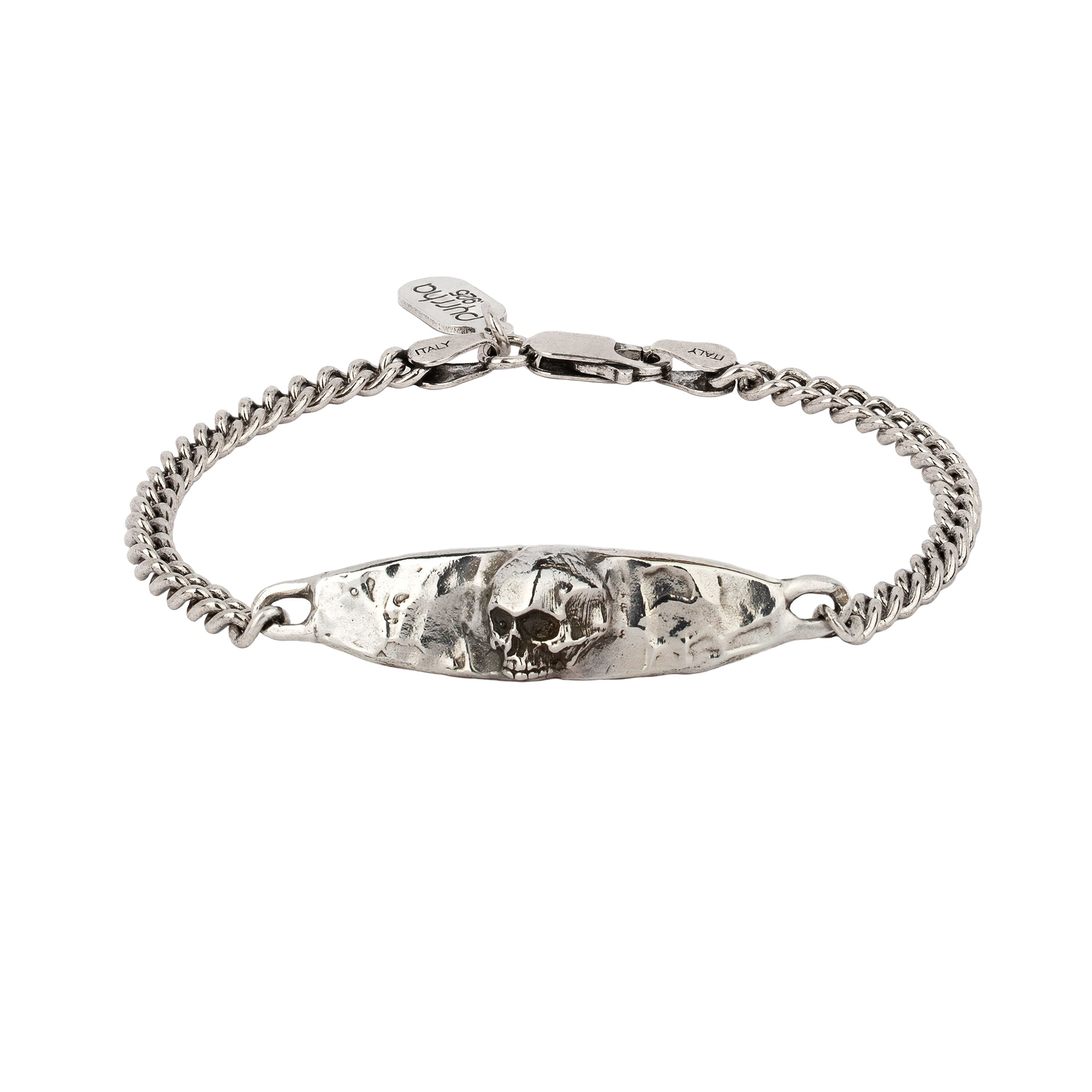 Skull Narrow Bar Bracelet