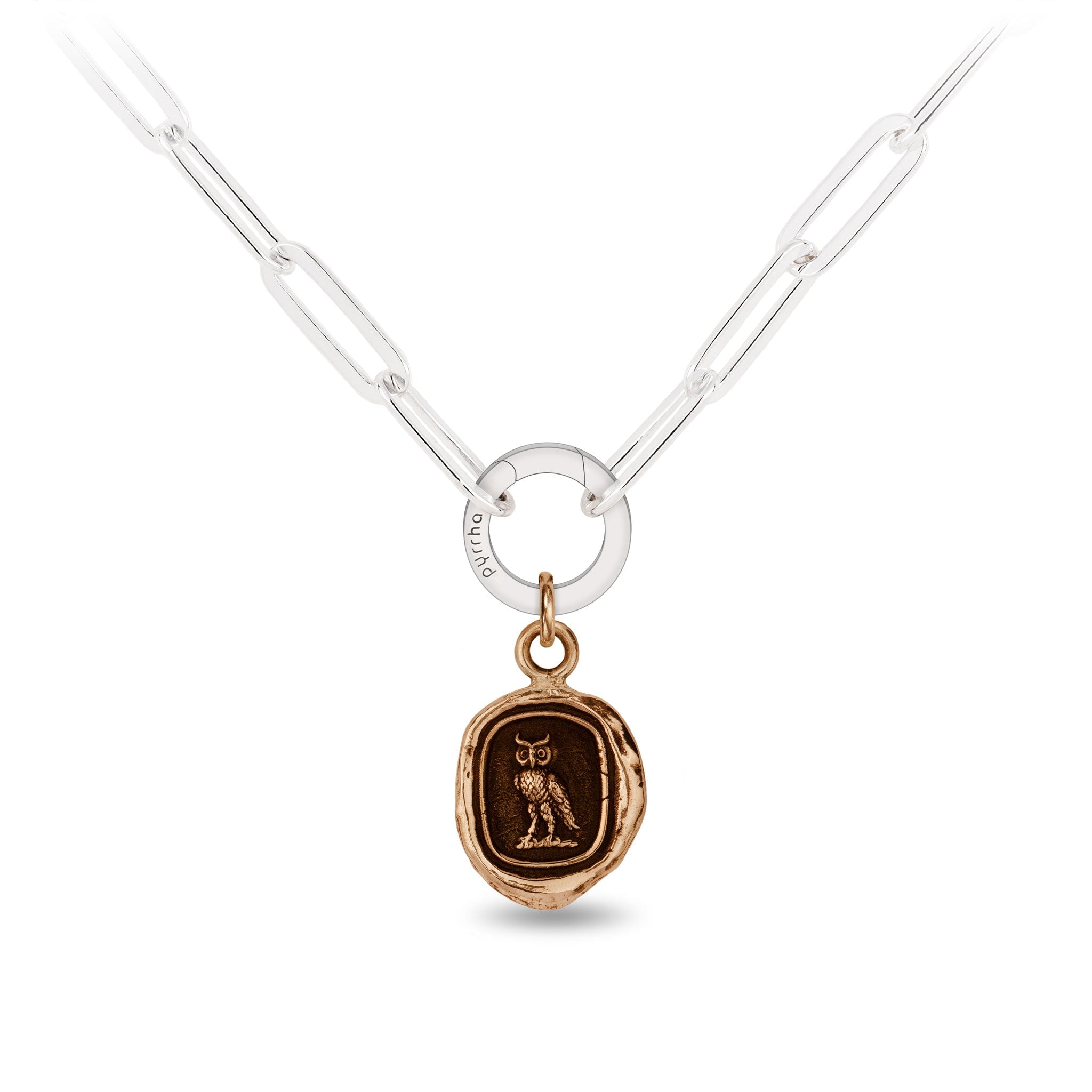 Watch Over Me Large Paperclip Chain Necklace