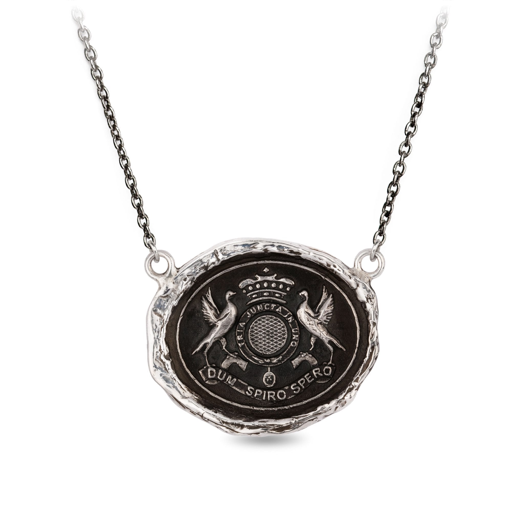 Pyrrha While I Breathe I Hope Talisman Necklace