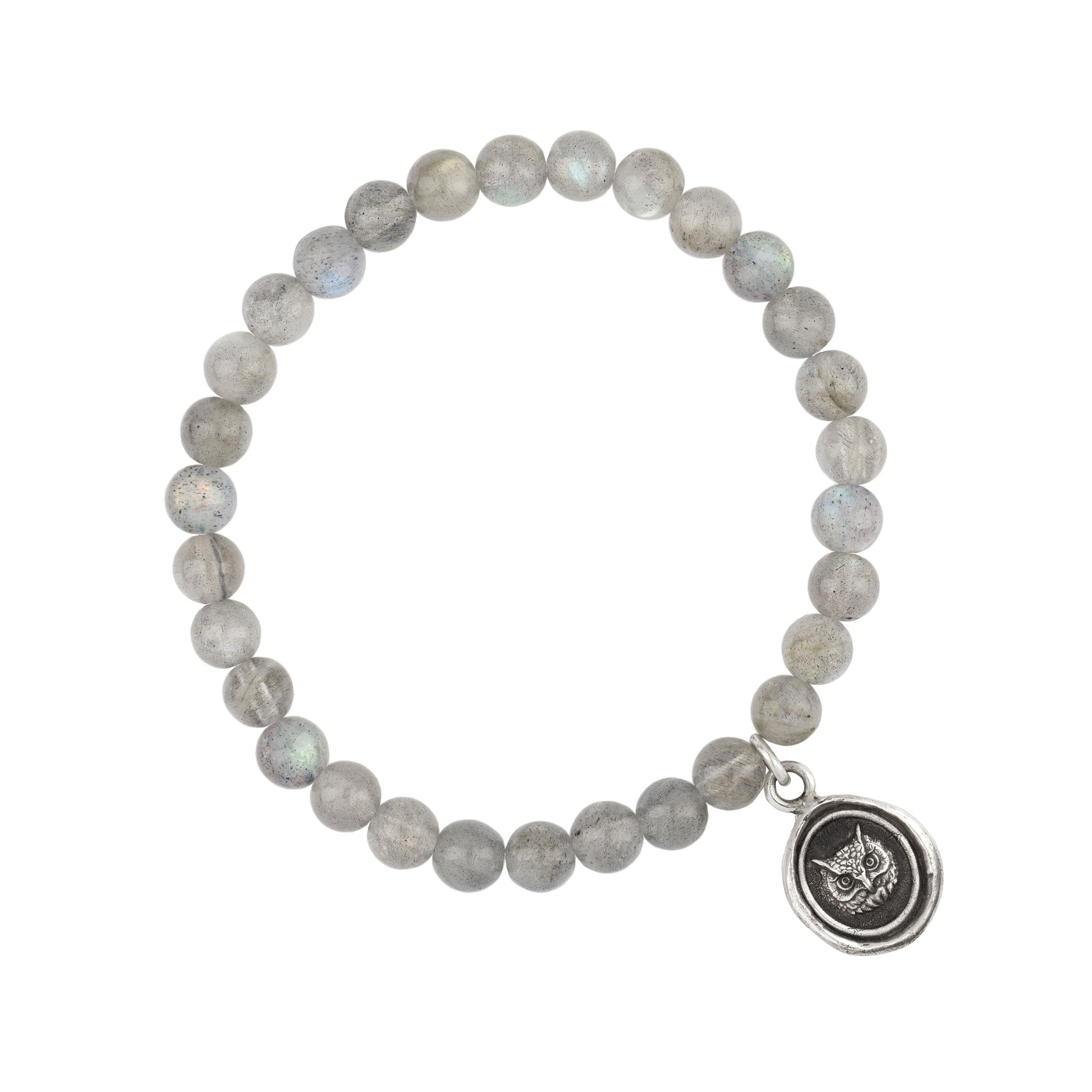 Pyrrha Witty Appreciation Talisman Stretch Stone Bracelet